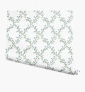 Bellflower Wallpaper - White