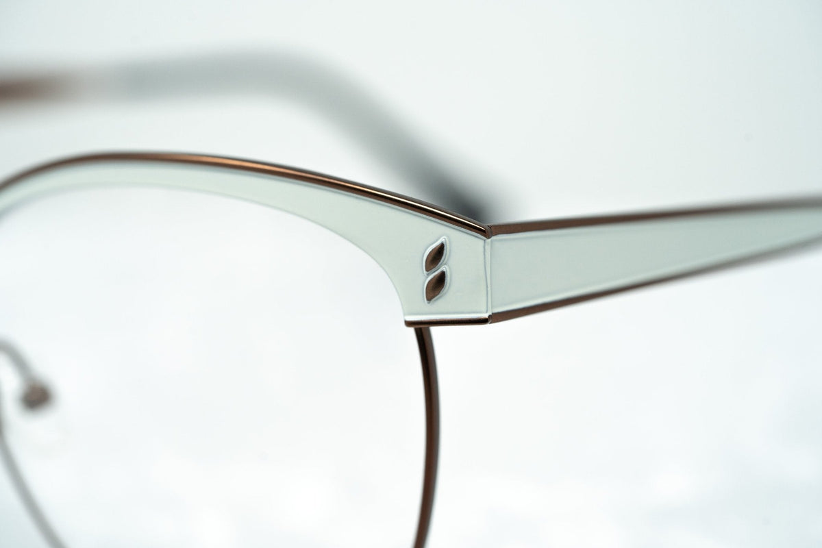 Agent Provocateur Eyeglasses Oval White/Dark Brown