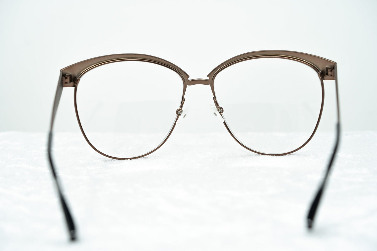 Agent Provocateur Eyeglasses Oval White/Dark Brown