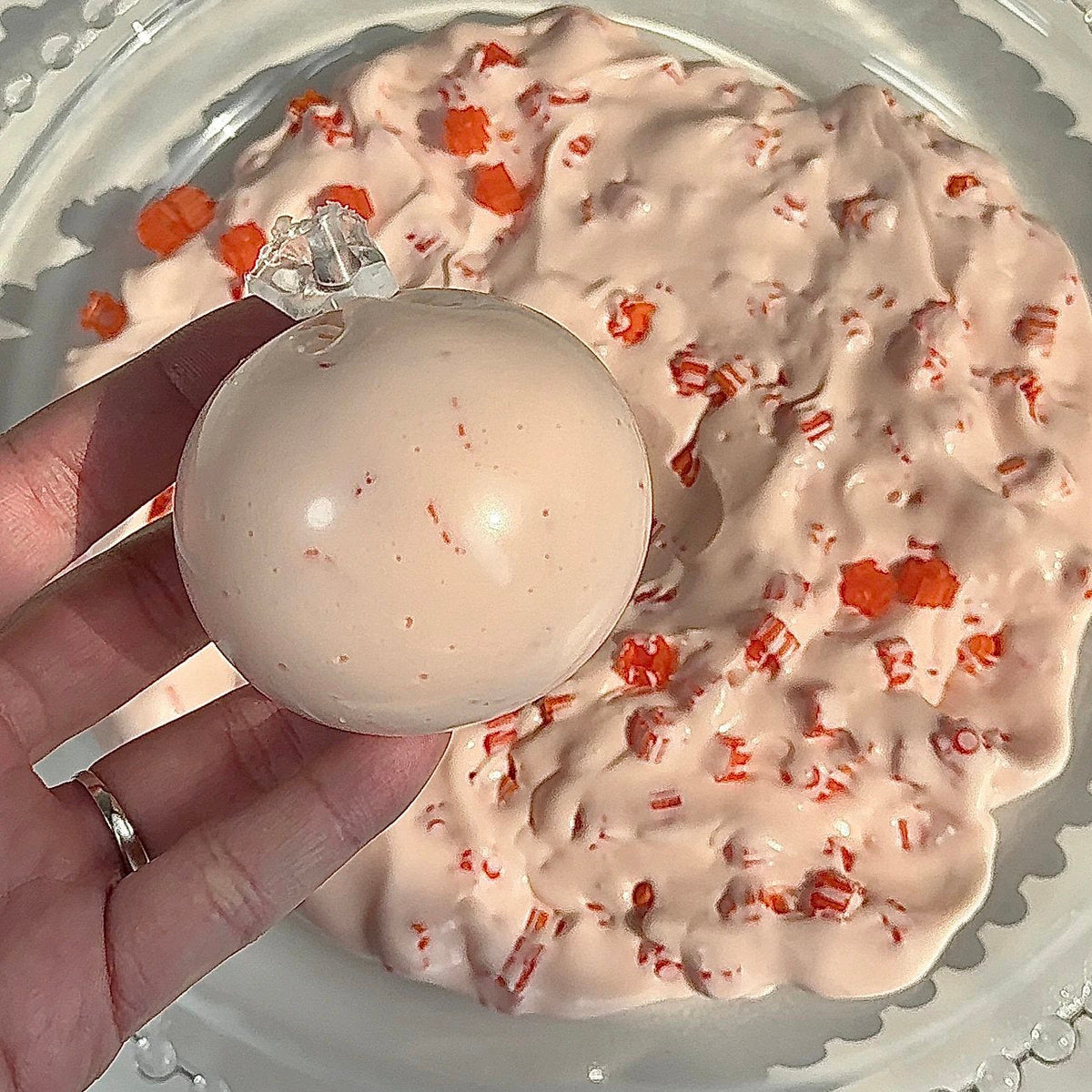 Cream & Building Block Handmade Stress Balls