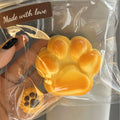 Handmade Silicone Caramel Cat's Paw Taba Squishy Toy