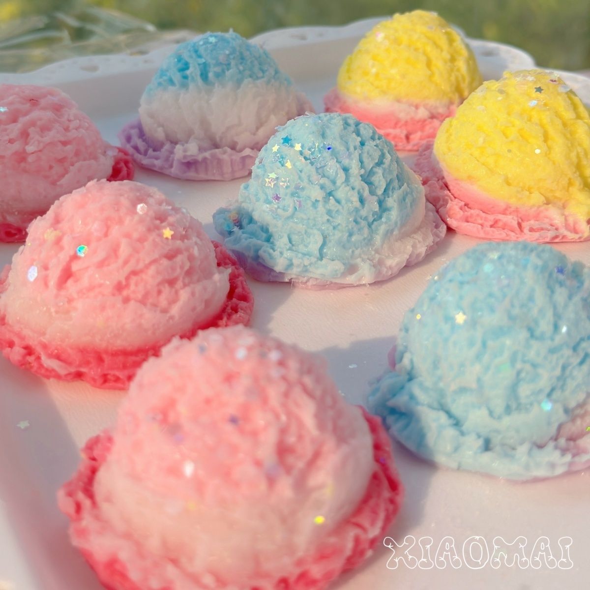 Handmade Ice Cream Soft Stress Relief Taba Squishy Toy