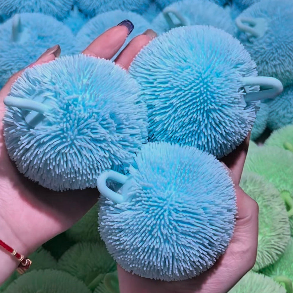 Crunchy / Crisp Satisfying Sound Fluffy Ball Handmade Stress Ball