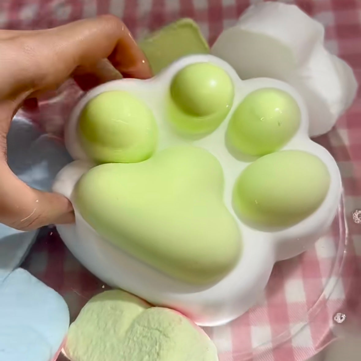 800g Large Handmade Cat’s Paw Taba Squishy Toy