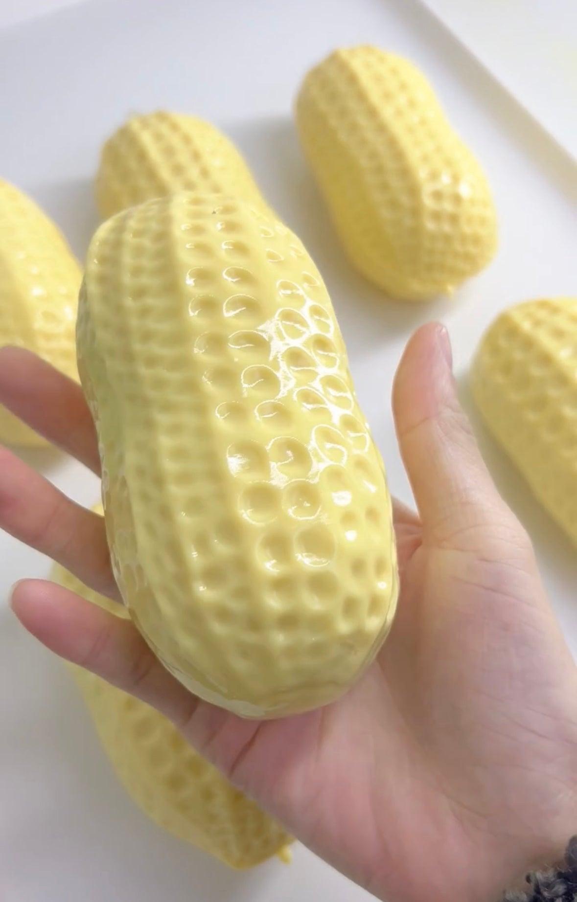 Handmade Peanut Stress Ball Three Different Feel Ball