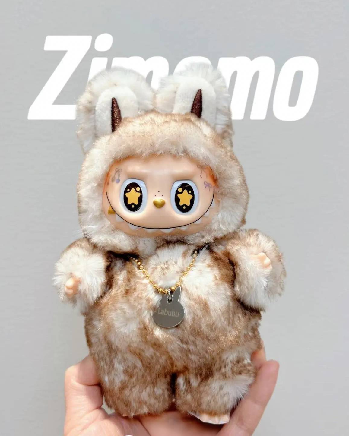 Retrofit Labubu Plush Toy - Handmade Unique Labubu Custom Design