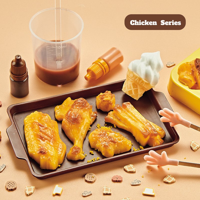 Food Squishy Making Kit for Starter, No Odor, for Squishy Toy Making